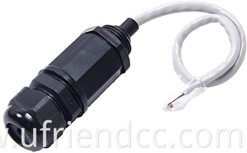 Waterproof RJ45 CAT5 CAT5E CAT6 Ethernet LAN Cable